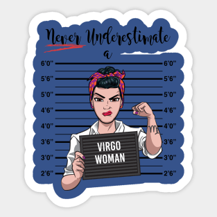 Virgo Woman Sticker